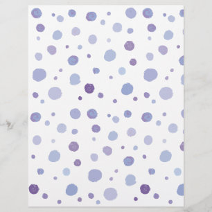 hand painted polka dots letterhead