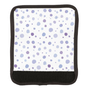 hand painted polka dots luggage handle wrap
