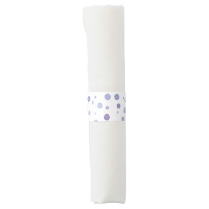 hand painted polka dots napkin bands