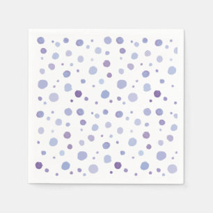 hand painted polka dots napkins