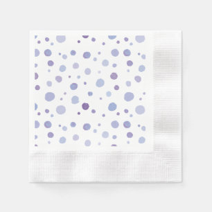 hand painted polka dots napkins