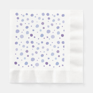 hand painted polka dots napkins