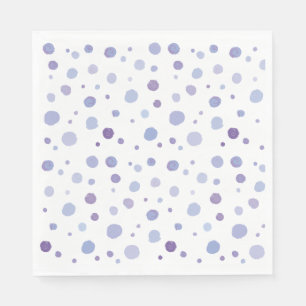 hand painted polka dots napkins