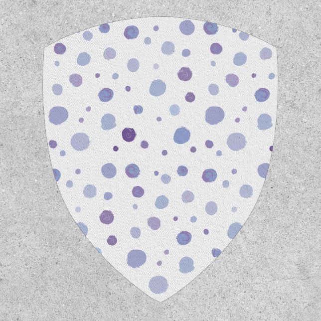 hand painted polka dots patch (Front)