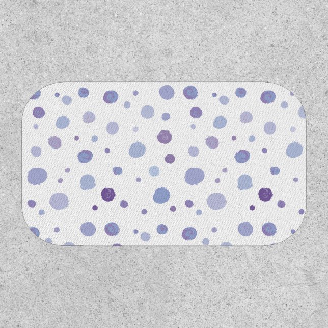 hand painted polka dots patch (Front)