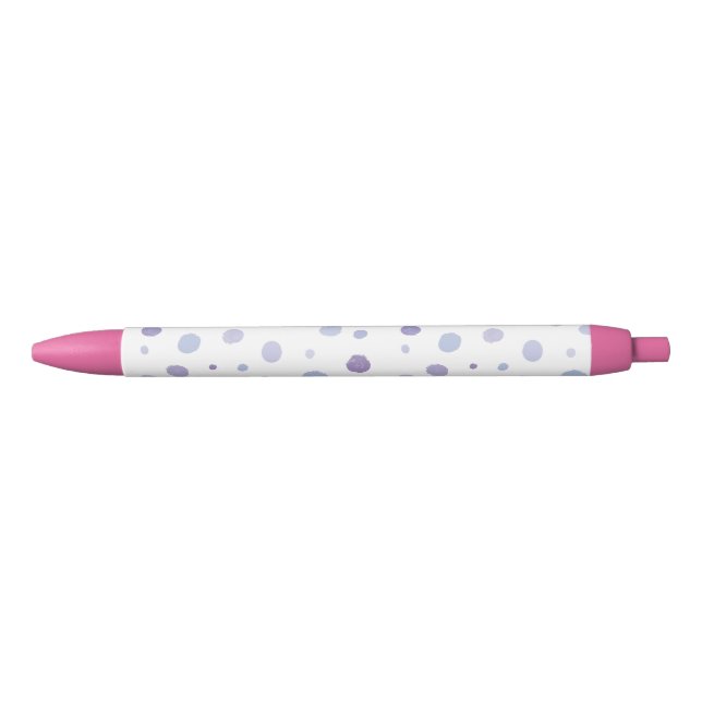 hand painted polka dots pen (Front)