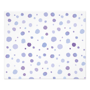 hand painted polka dots photo print