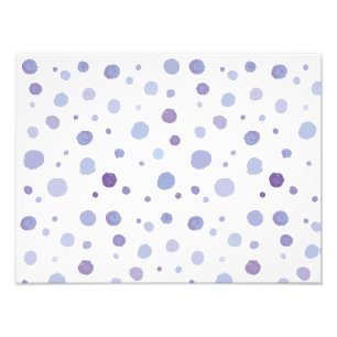 hand painted polka dots photo print