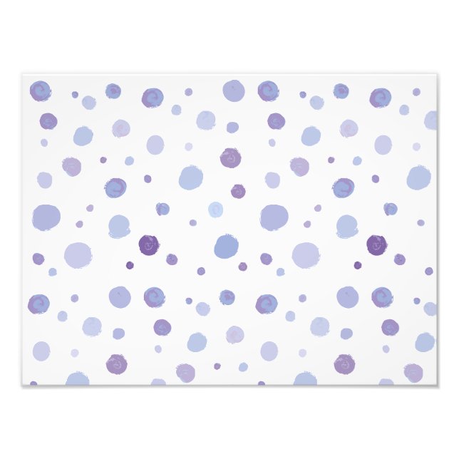 hand painted polka dots photo print (Front)
