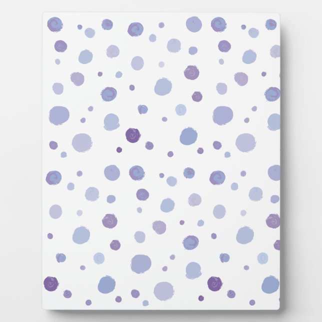 hand painted polka dots plaque (Front)