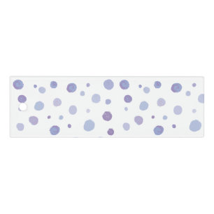 hand painted polka dots ruler