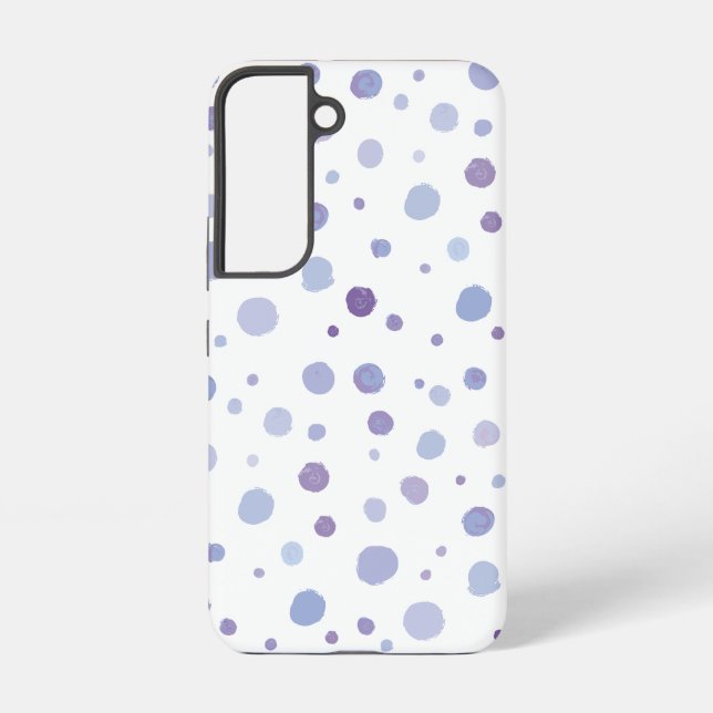 hand painted polka dots samsung galaxy case (Back)