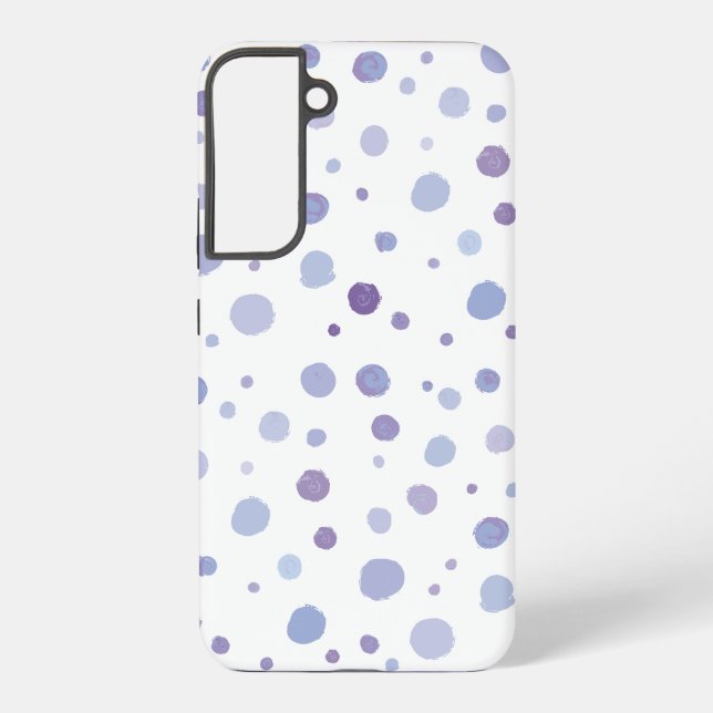 hand painted polka dots samsung galaxy case (Back)