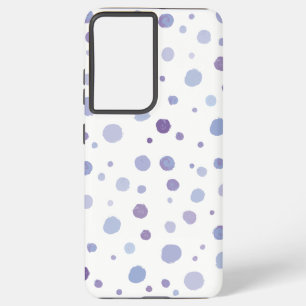hand painted polka dots samsung galaxy s21 ultra case