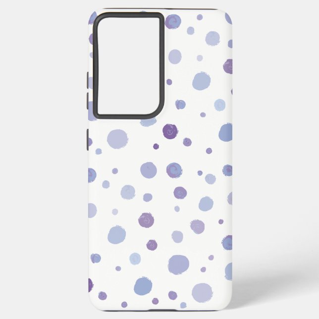 hand painted polka dots samsung galaxy case (Back)