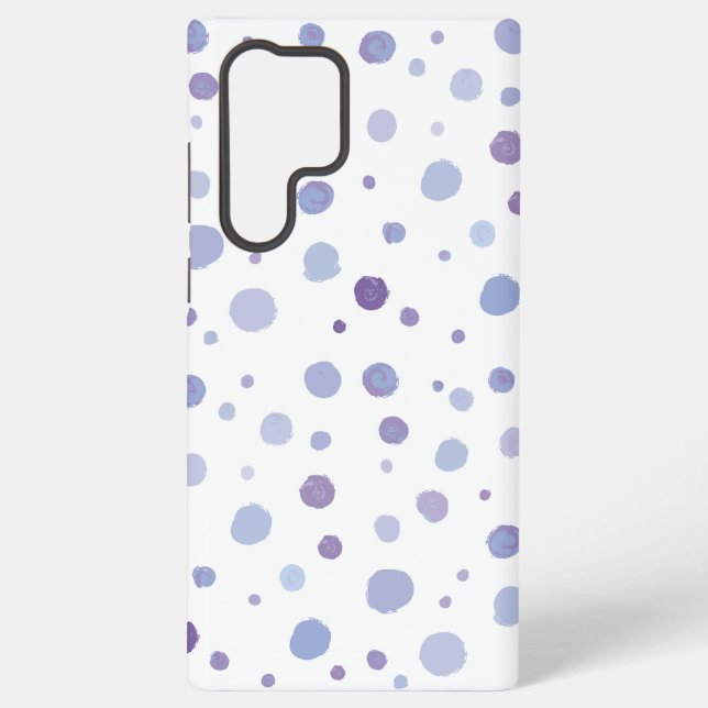 hand painted polka dots samsung galaxy case (Back)