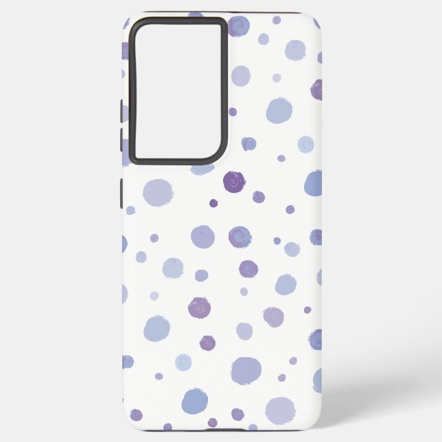 hand painted polka dots samsung galaxy case (Back)