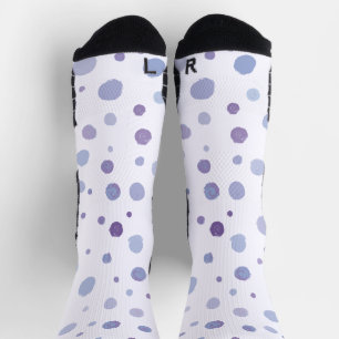 hand painted polka dots socks
