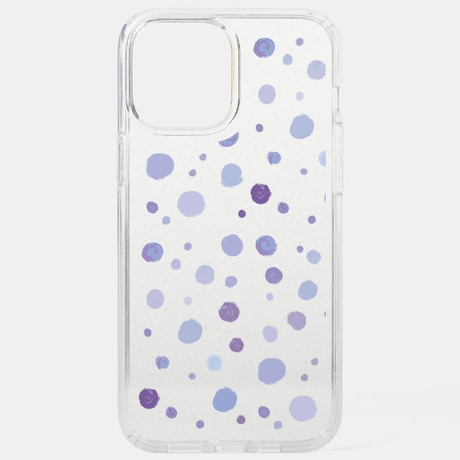 hand painted polka dots speck iPhone 12 pro max case (Front)