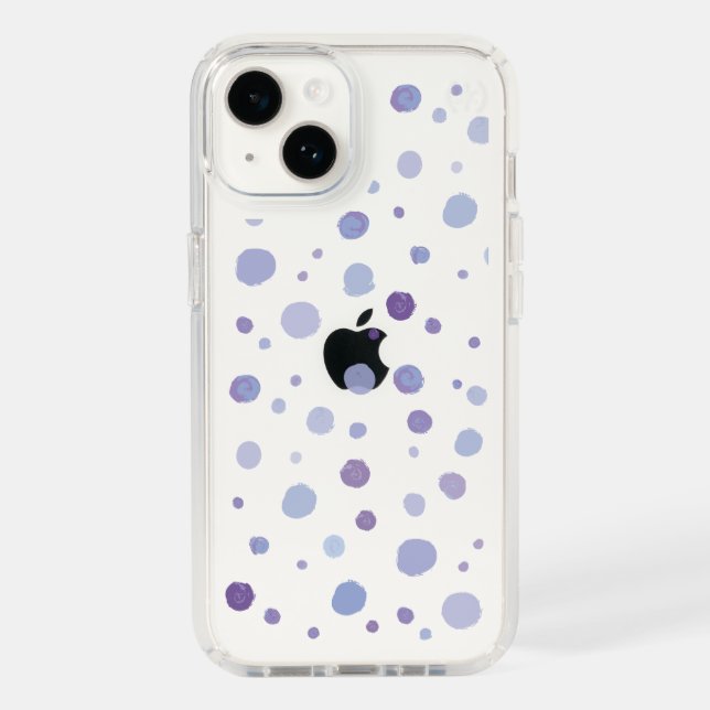 hand painted polka dots speck iPhone case (Front)