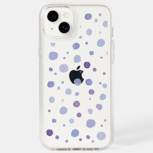 hand painted polka dots speck iPhone case (Front)