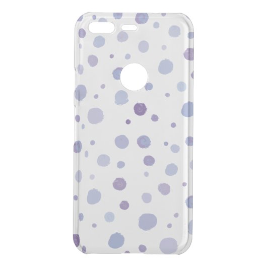 hand painted polka dots uncommon google pixel case (Back)