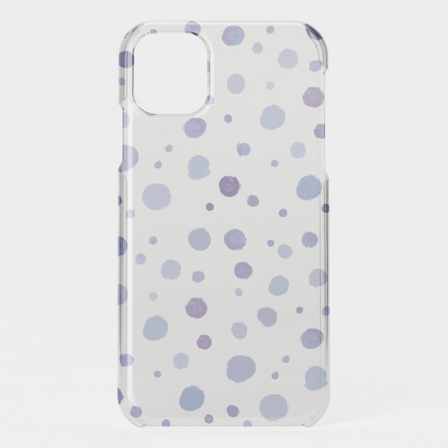 hand painted polka dots uncommon iPhone case (Back)
