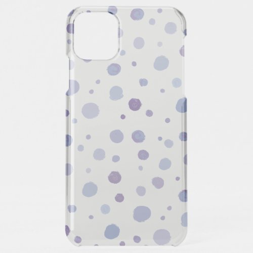 hand painted polka dots iPhone 11 pro max case