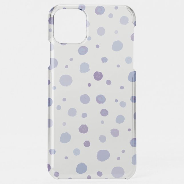 hand painted polka dots uncommon iPhone case (Back)