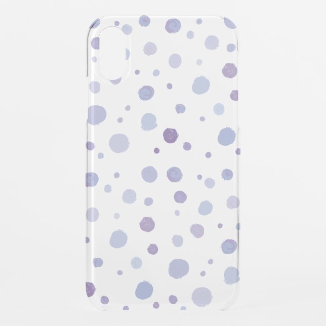 hand painted polka dots uncommon iPhone case (Back)