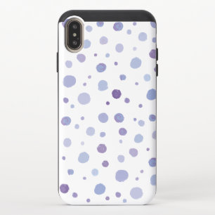 hand painted polka dots iPhone XS max slider case
