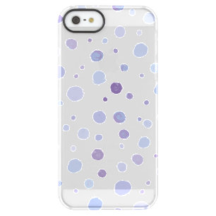 hand painted polka dots permafrost iPhone SE/5/5s case