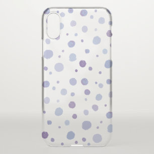 hand painted polka dots iPhone XS case