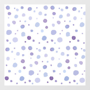 hand painted polka dots wall decal 