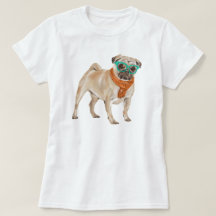 Hand-painted Pug Bulldog