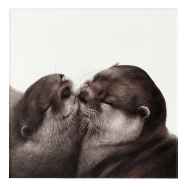Hand Painted Realistic Wildlife Artwork Acrylic Print (Front)