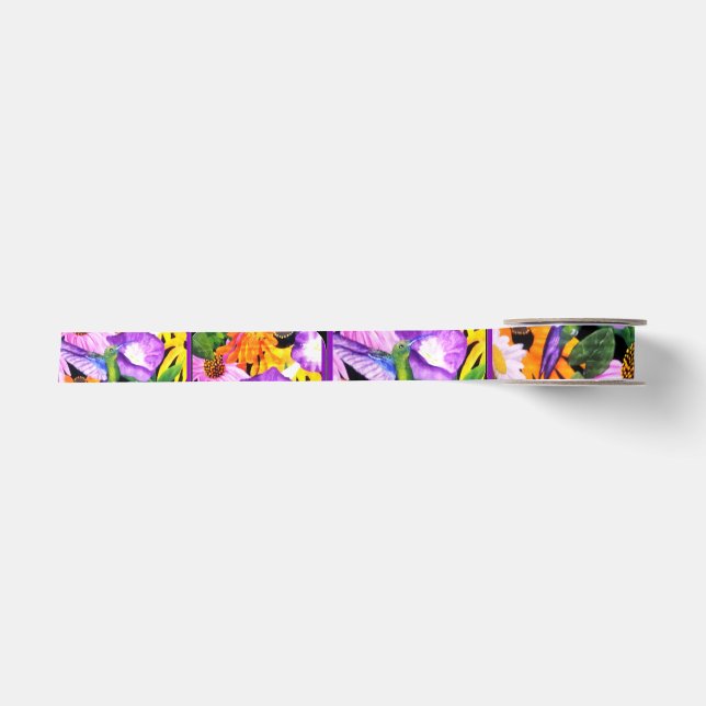 Hand painted satin ribbon (Front)