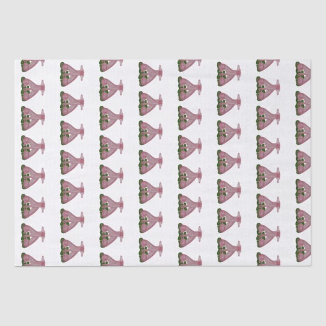 Hand Painted Staffordshire Dogs Tissue Paper (Front)