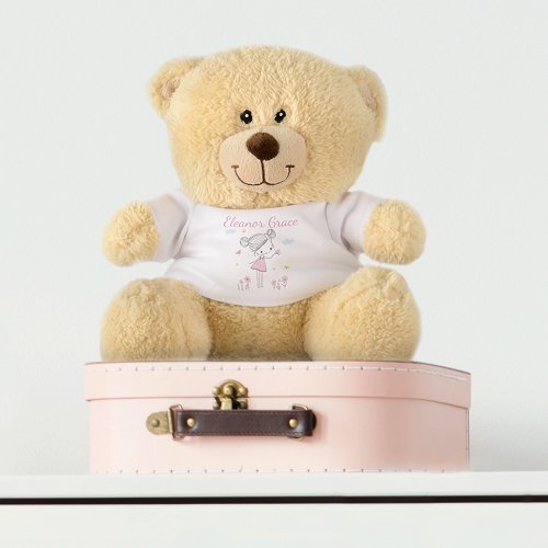 Hand Painted Sweet Girl _ Personalized Teddy Bear