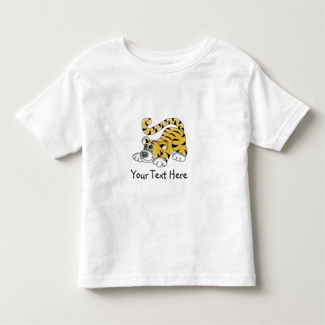 Hand-painted Tiger for kids - CUSTOMIZE Toddler T-shirt (Front)