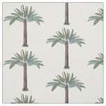 Hand-painted Tropical Palm Tree Custom Fabric