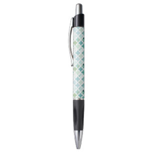Hand Painted Turquoise Pattern Pen