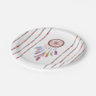 Hand Painted Watercolor Dreamcatcher Beads Feather