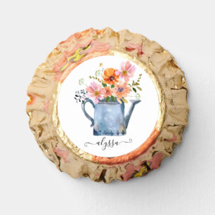 Hand-Painted Watercolor Floral Reese's Peanut Butter Cups