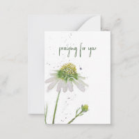Hand Painted Watercolor Flower | Praying For You