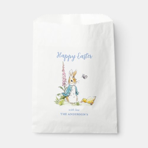 Hand Painted watercolor Peter Rabbit Easter Favor Bag