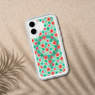 Hand-painted Watercolor Tropical Flowers Speck iPhone 16 Case