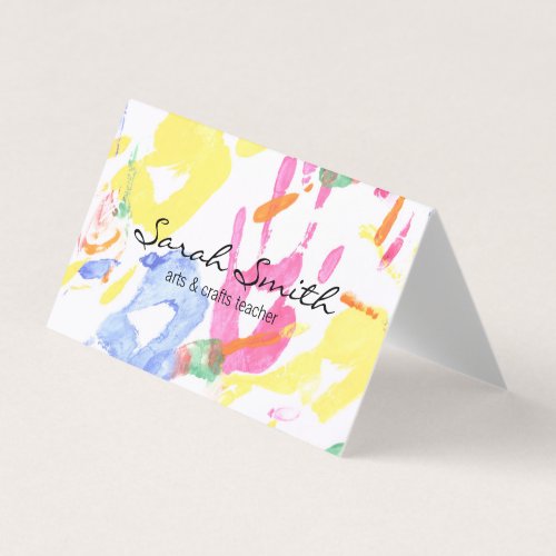 Hand Painting Business Card