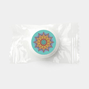Hand Painting Mandala Clock Face 1 Life Saver® Mints