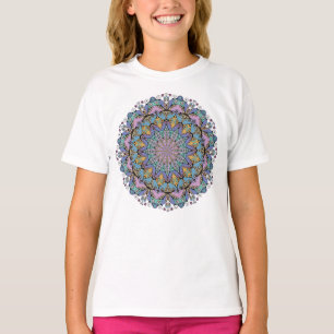 Hand Painting Mandala Clock Face 3 T-Shirt